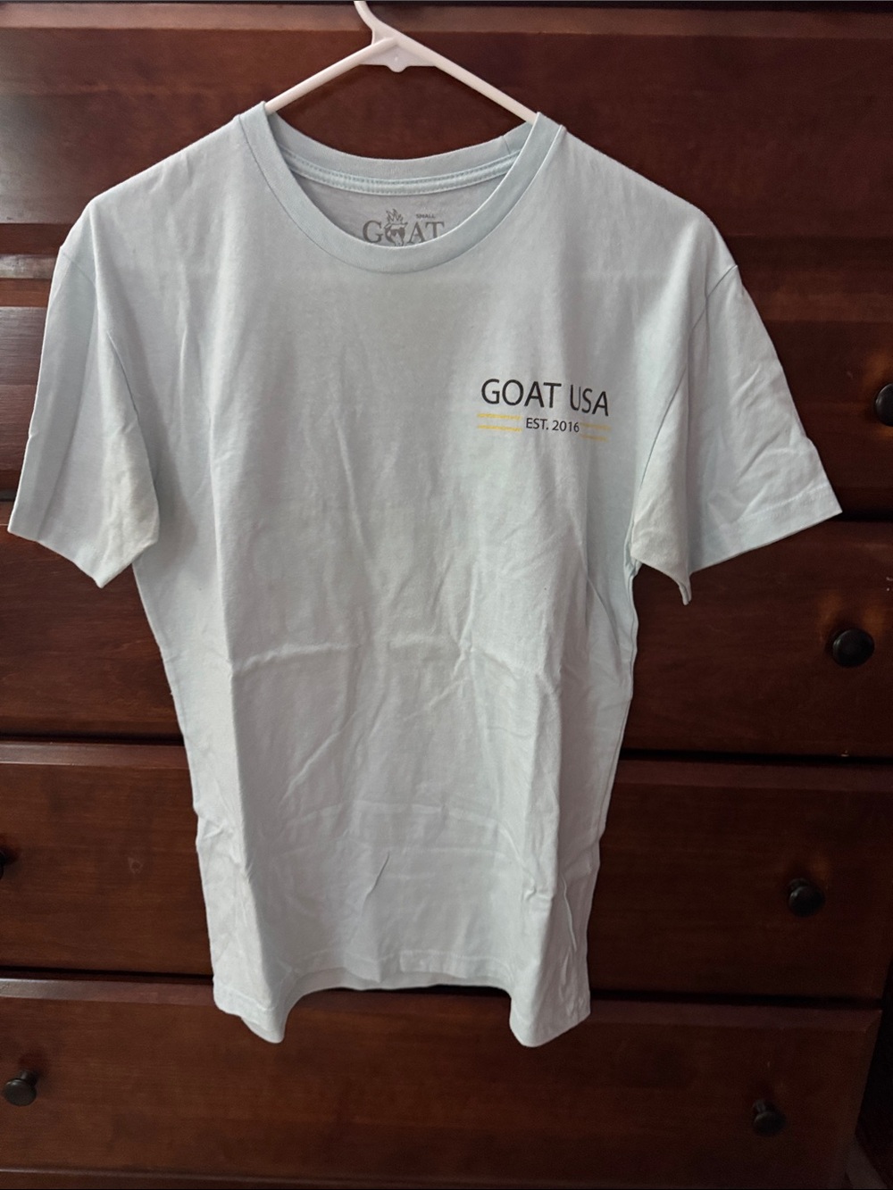 Light Blue Short-Sleeve Crewneck T-Shirt